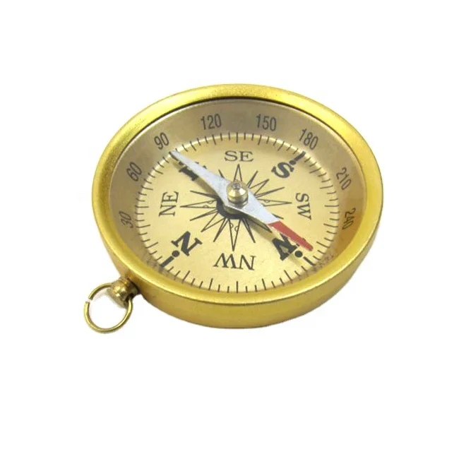 Hot Sale Nautical Flat Compass Gold Finished Supplier