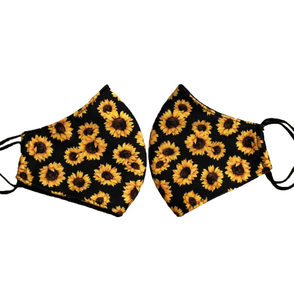 Fashion Fabric 3 ply Face Maskes Floral Print Unisex Cute Printing Outdoor Cotton Mouth Maskes Washable Soft Reuse Mas k