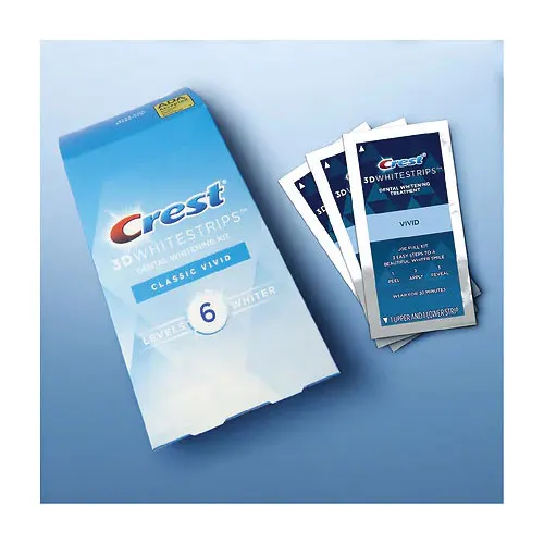 Crest Whitestrips Crest Classic Vivid 1 box 10 Pouches 20 Strips Crest Teeth Whitening Strips