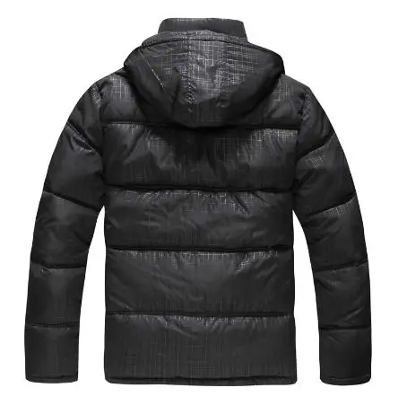 Men Hooded autumn winter jacket with High quality men thick down puff jacket with long sleeve for freezing winter