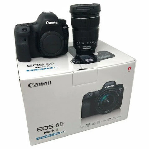 HOT DEALS Ca_nonS E-O-S 6D Mark II Camera Body / with 24-105mm II USM Lens / 24-105mm STM Lens