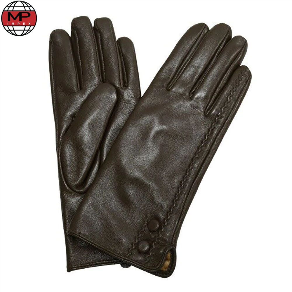 SHEEP LEATHER FASHION BLACK SOFT for Men Gloves