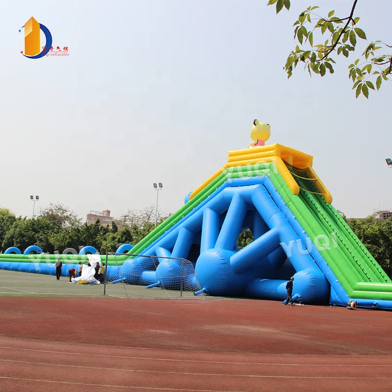 Newest Design Inflatable Water Slide Clearance Carton Design Big Water Slide ,Inflatable Adult  Water Slides With Swimming Pool