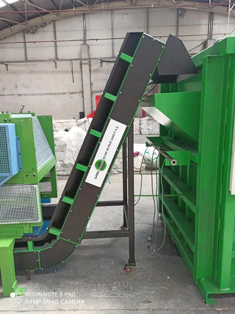 Текстильная переработка пресс шт рециркуляции новый дизайн Бэйл