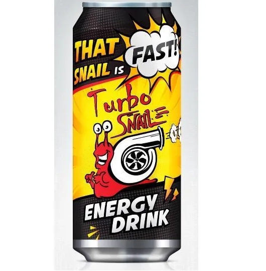 TOP selling energy drink Turbo Snail