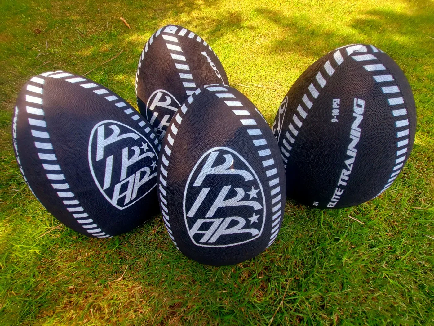 Rebounder Ball Specially Designed Fitness Training and Rugby Catch or Kick Training for Body Shaping Black Colour Size 5 Ball 30