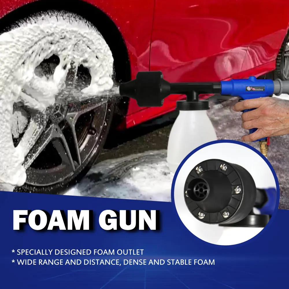 Air foam wash gun
