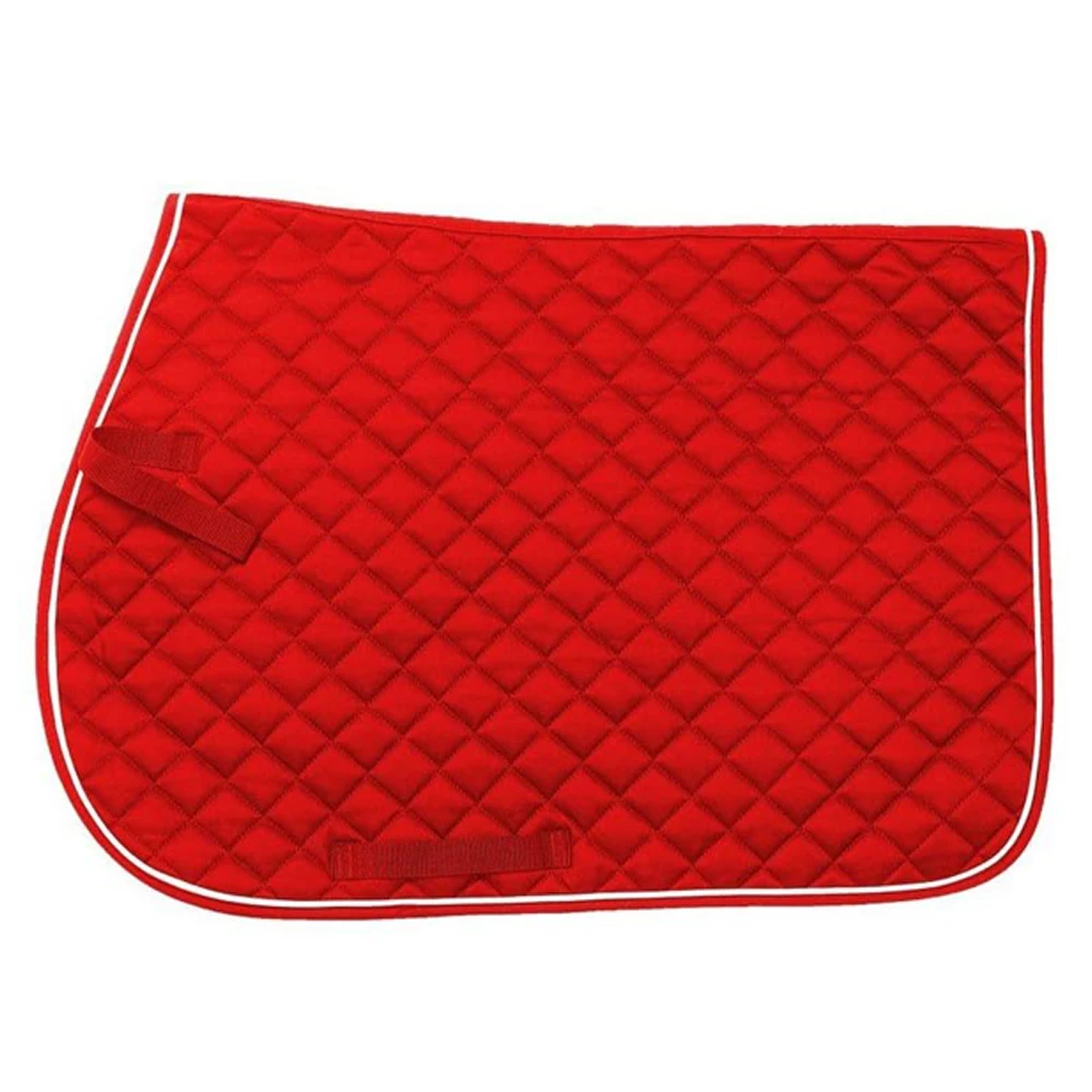 Horse Riding Polyester Fabric Saddle Pad High Comfort Polo race Saddle Pad