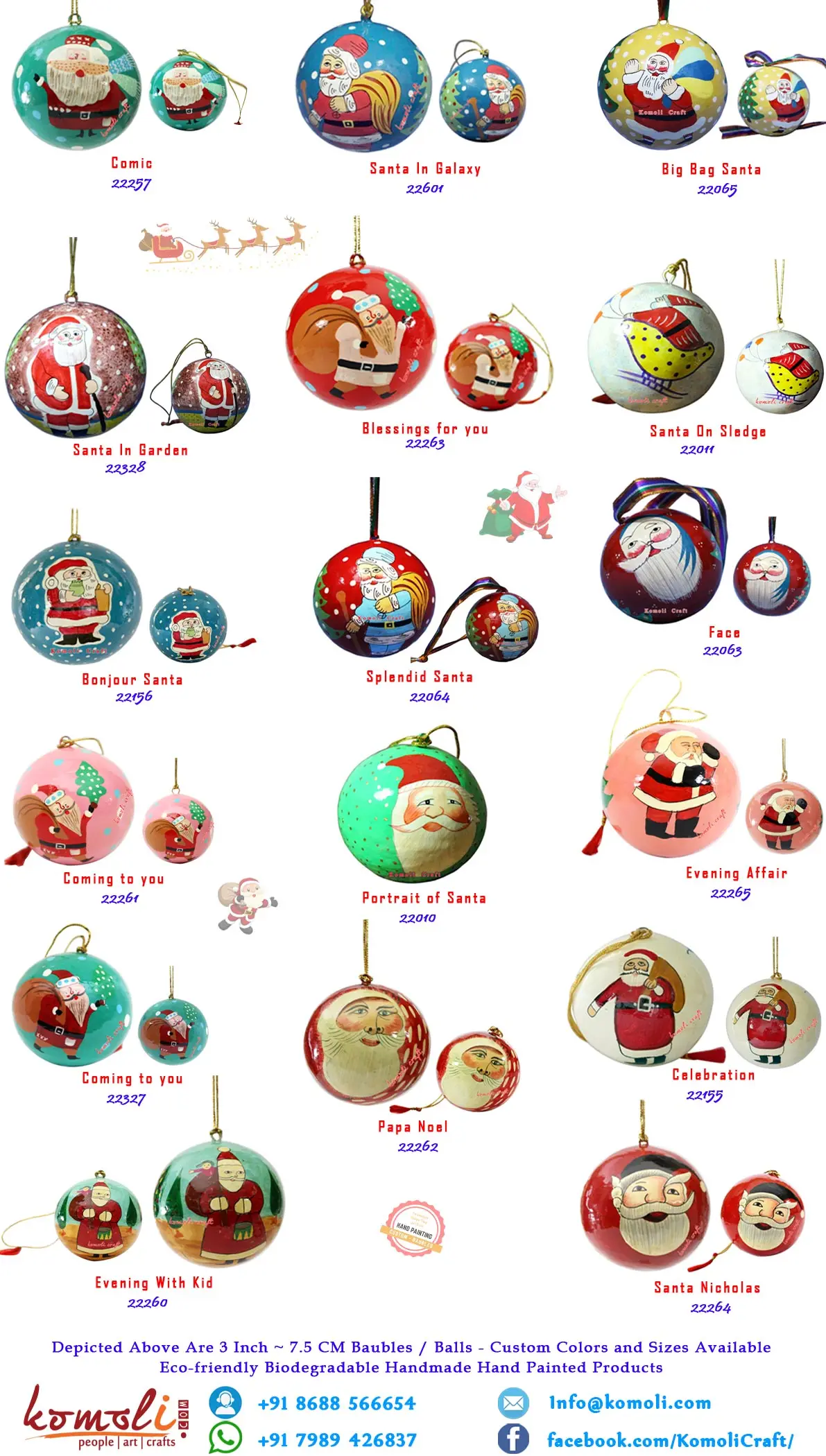 Cat 6 Bauble Paper Mache