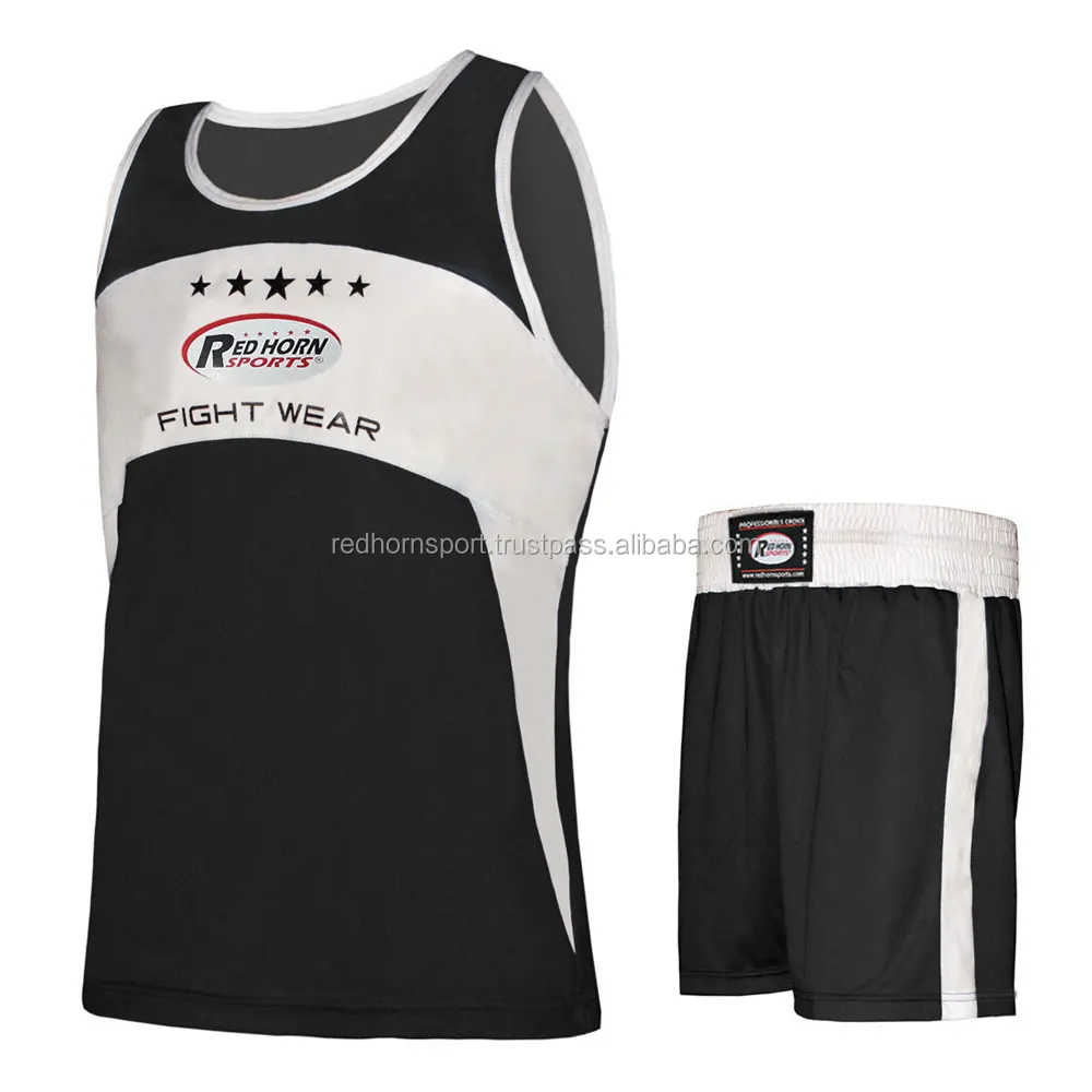 Kick боксерская форма женский и мужской Муай Тай шорты на заказ и в наличии конкурировать брюки/стволы боксерский жилет и шорты