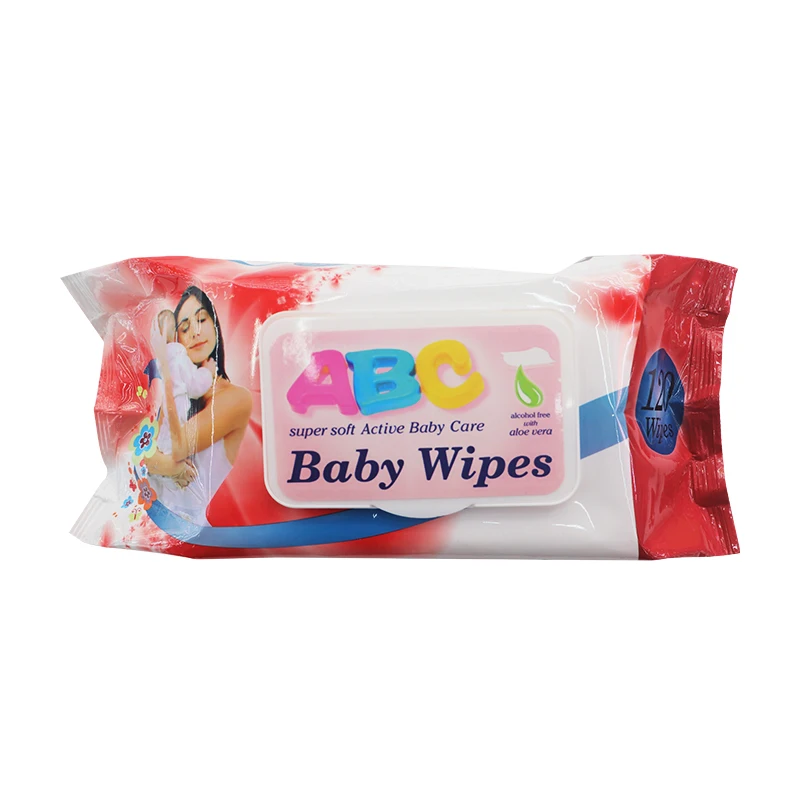 2022 Newborn Kids Wipe 120PCS Non-Woven Organic Cotton Flushable Cleansing Baby Face Wet Wipes pampers baby wipes