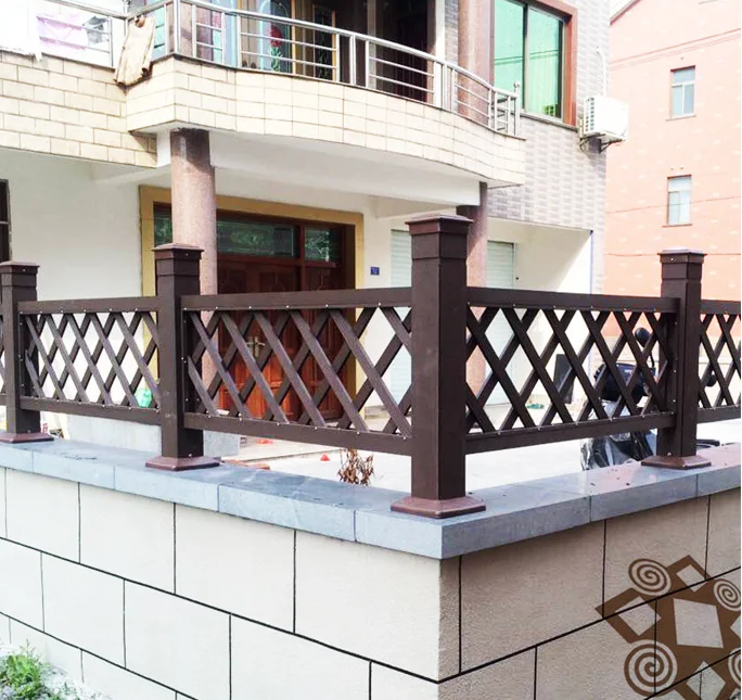 WPC Композитные ворота кабан забор панель сад бассейн дом конфиденциальность ограждение Водонепроницаемый Открытый Полые Панели экологически чистый материал