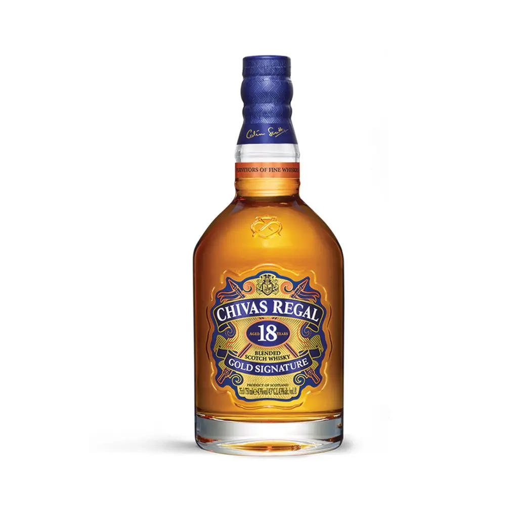 18 лет Gold Подпись смешанные ВИСКИ Chivas Regal