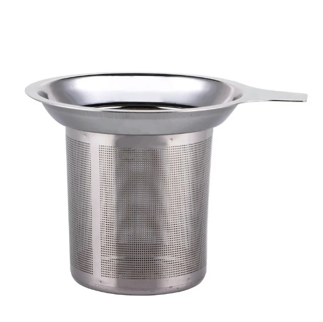 High density tea strainer tea set filter stainless steel filter cartridge split filter factory direct sales