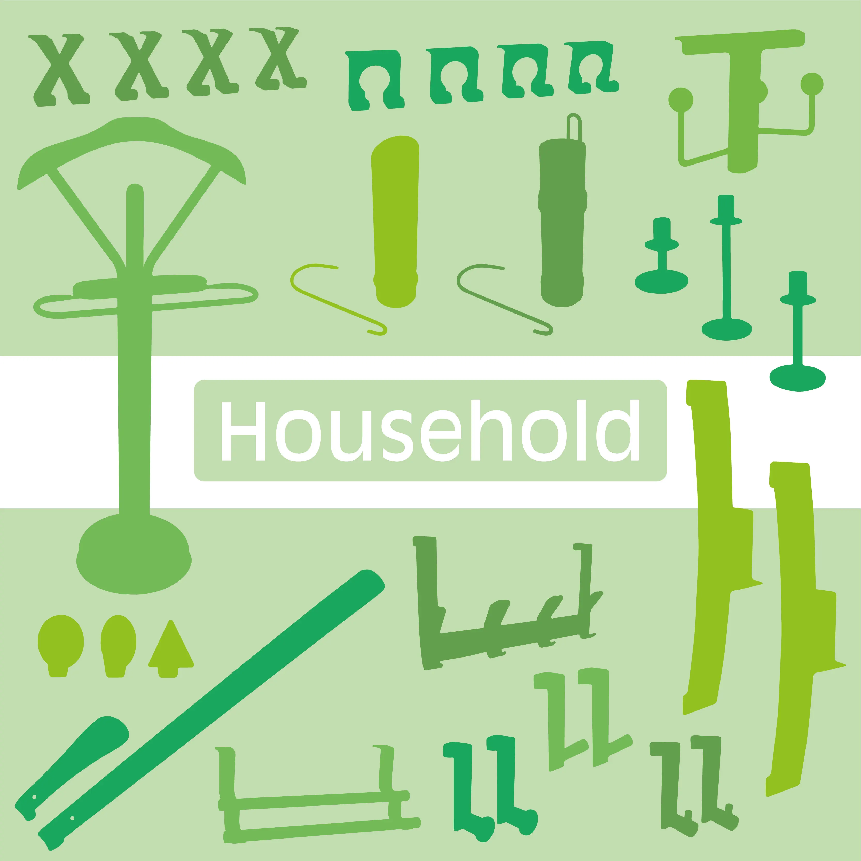 3 pieces stainless steel candle holder