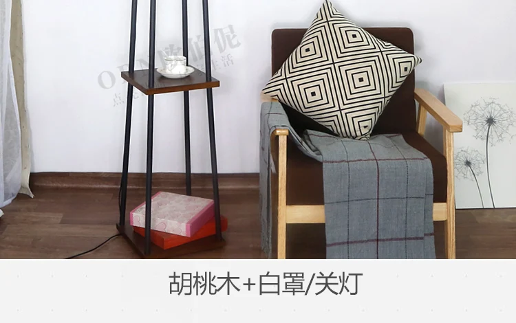 Американский кофейный столик Напольная Лампа стойка для спальни гостиной простая современная креативная Скандинавская прикроватная настольная лампа