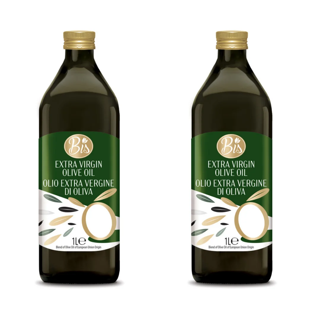Сделанное в Италии высококачественное экстра-натуральное оливковое масло 1 литр бренда Bis и частной марки