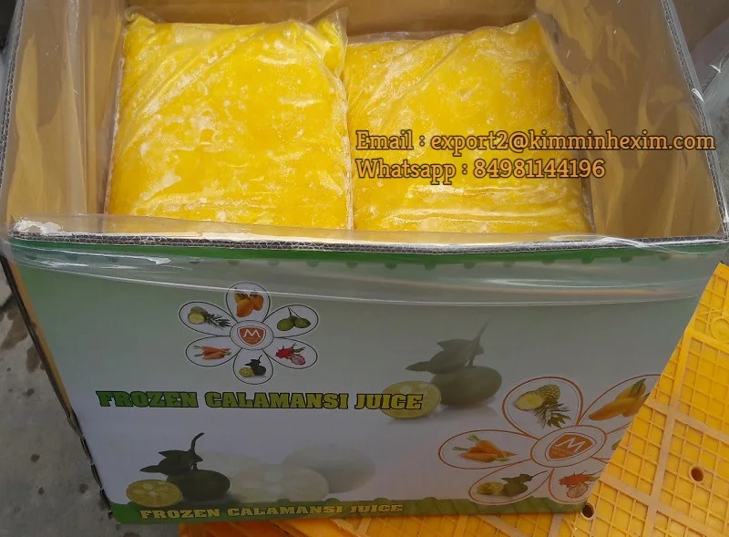 100% Premium Grade Frozen Calamansi Juice Sweet Taste Beverages Origin Vietnam Whatsapp 0084981144196