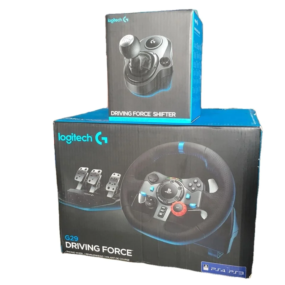 Лучший оригинал для нового гоночного руля Logitechs G29 с педалями и переключателем передач