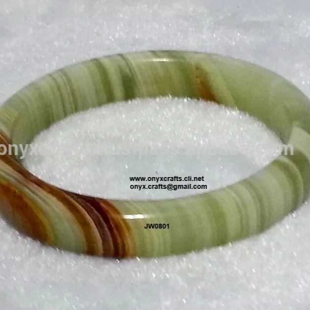 Multi Green Onyx Bangles