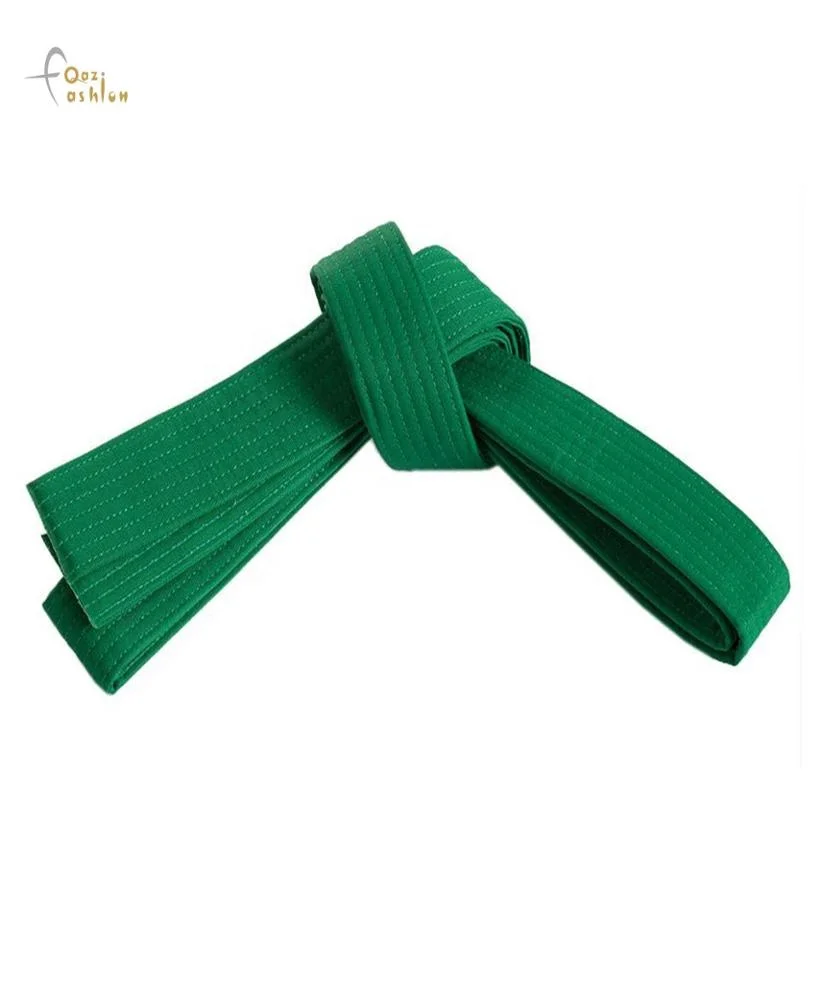 High quality 100% Cotton Martial Arts belt Karate OEM Custom Colorful Martial Arts Karate Belt