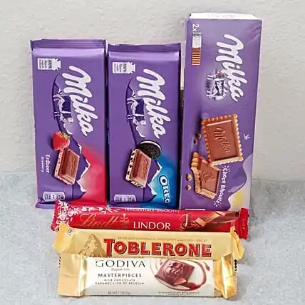 Лидер продаж шоколадные бруски Milka