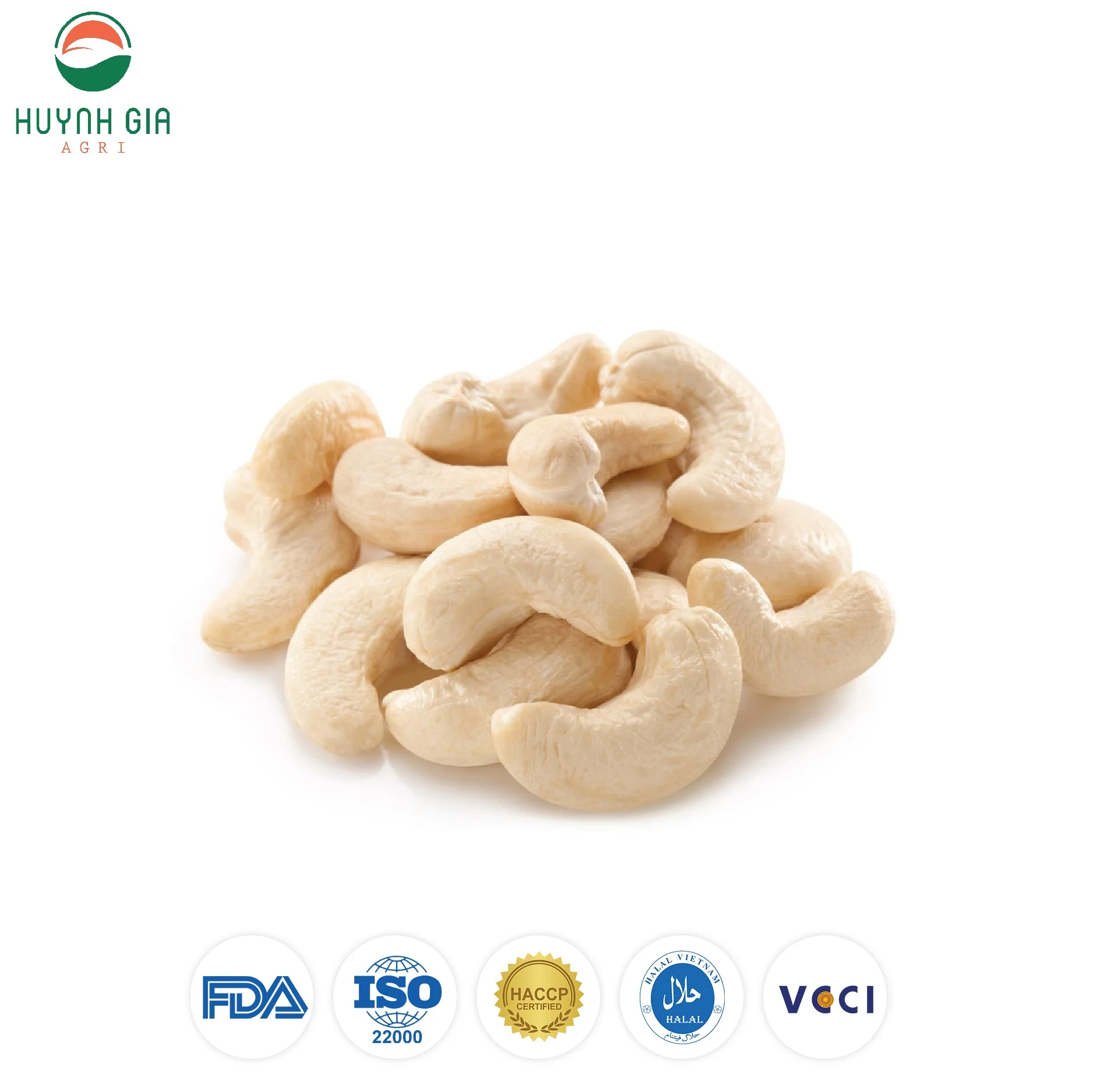 PREMIUM Cashew Nuts Kernel W180-W240-W320  - from Vietnam - HUYNH GIA AGRI JSC