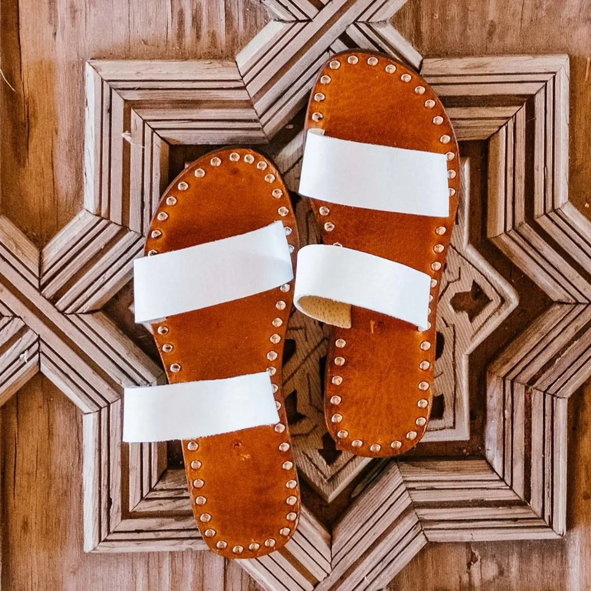 Handmade Leather Flat Sandals