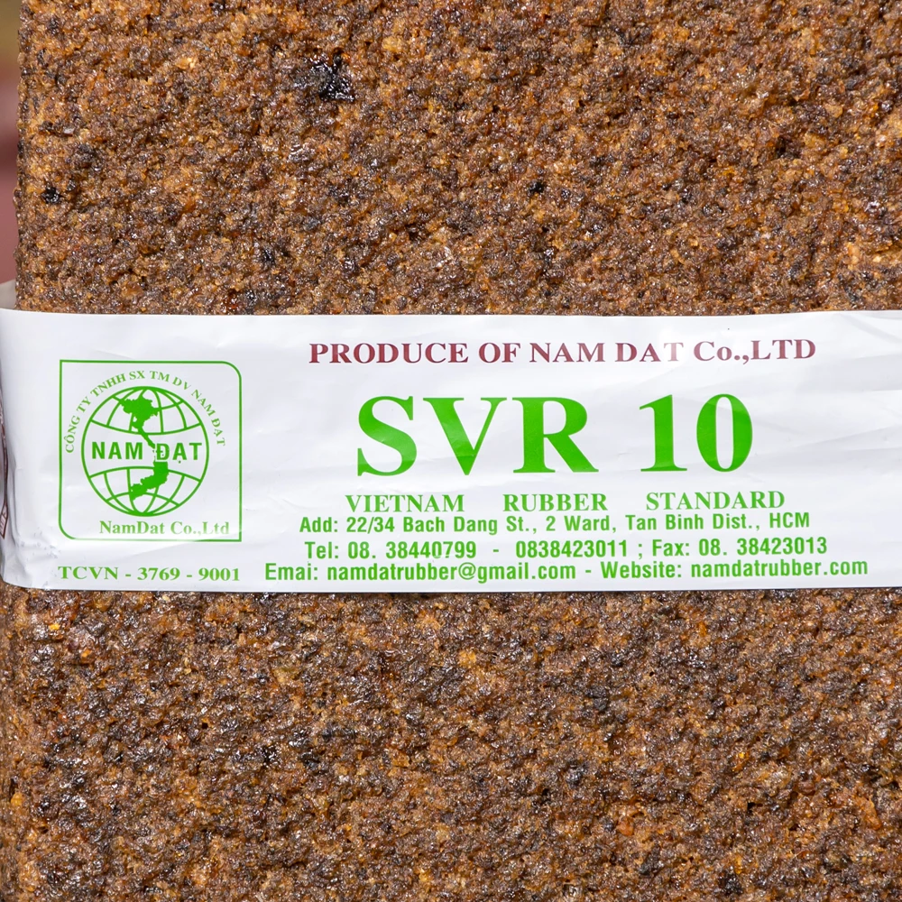 Manufacturer Natural Rubber Raw Materials Brown Color SVR 10 With Multi Usage High Quality From Vietnam