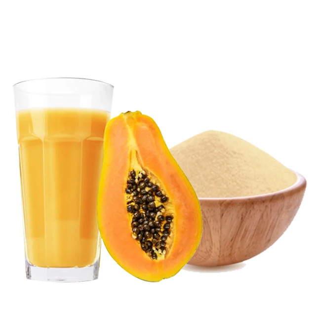 Private label Papaya fruit powder / High quality papain enzyme powder juice / Organic Papaya powder for food and drinks
