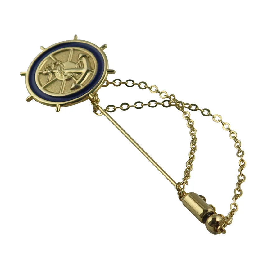 Металлический логотип под заказ Фирменная эмблема антикварная Мужская булавка для галстука