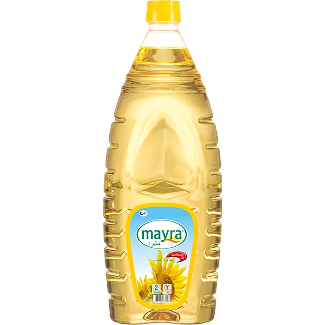
Чистое подсолнечное масло Mayra 2L овальное рафинированное подсолнечное масло 