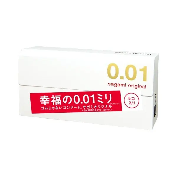 
Sagami Original 0.01 5pcs [ Japanese condoms ] 