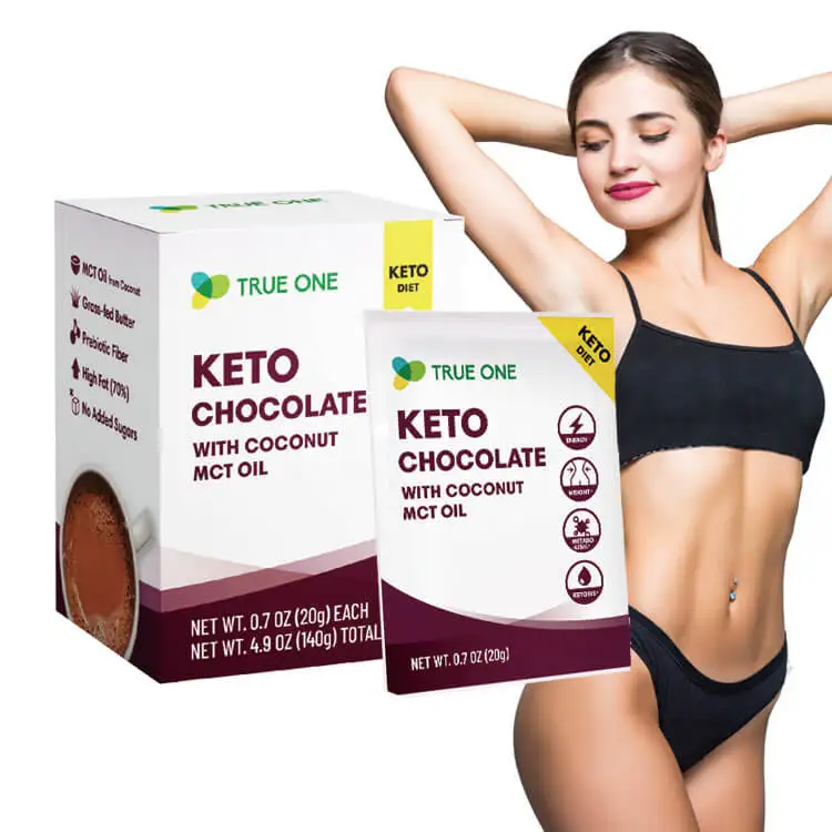 Keto weight loss slim mct oil premix chocolate powder