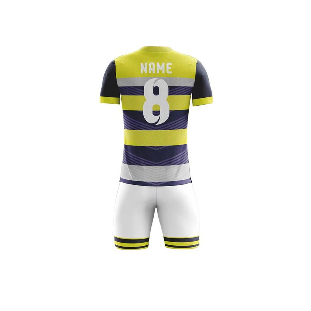 Football uniform set wholesale custom soccer jersey set fully sublimation soccer kit with custom logo soccer uniform