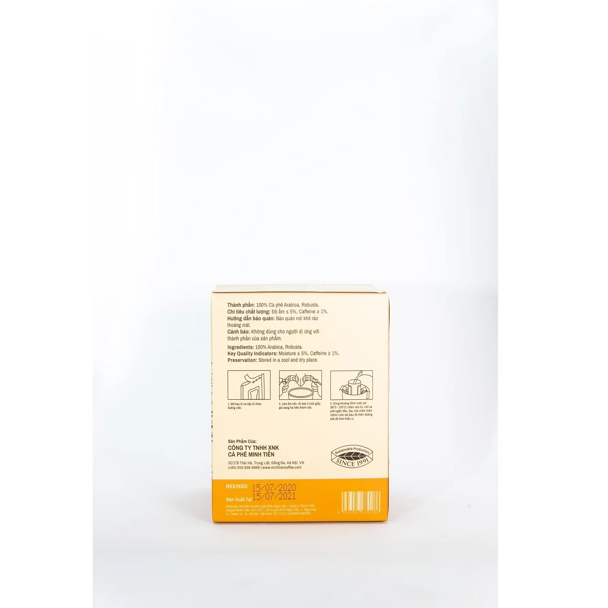 Black Instant Coffee With Bitter And Sour Aroma Grade 2 Coffee Flavor And Bitter Taste Coffilia - Drip Coffee Bag From Vietnam