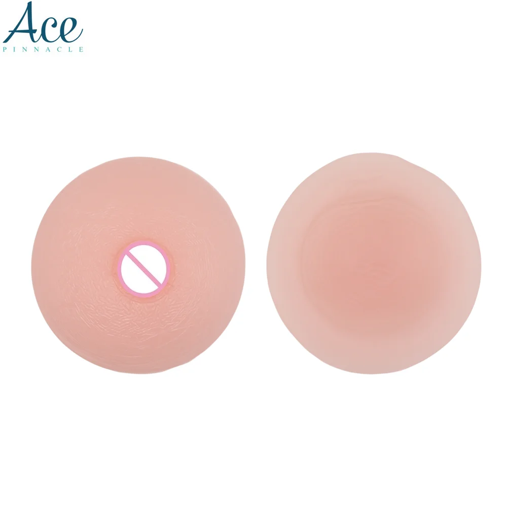 400 g/piece Round shape Post-Surgery Self-Adhesive Mastectomy Breast medical skin color Cross dressing Breast Silicone Big Boobs