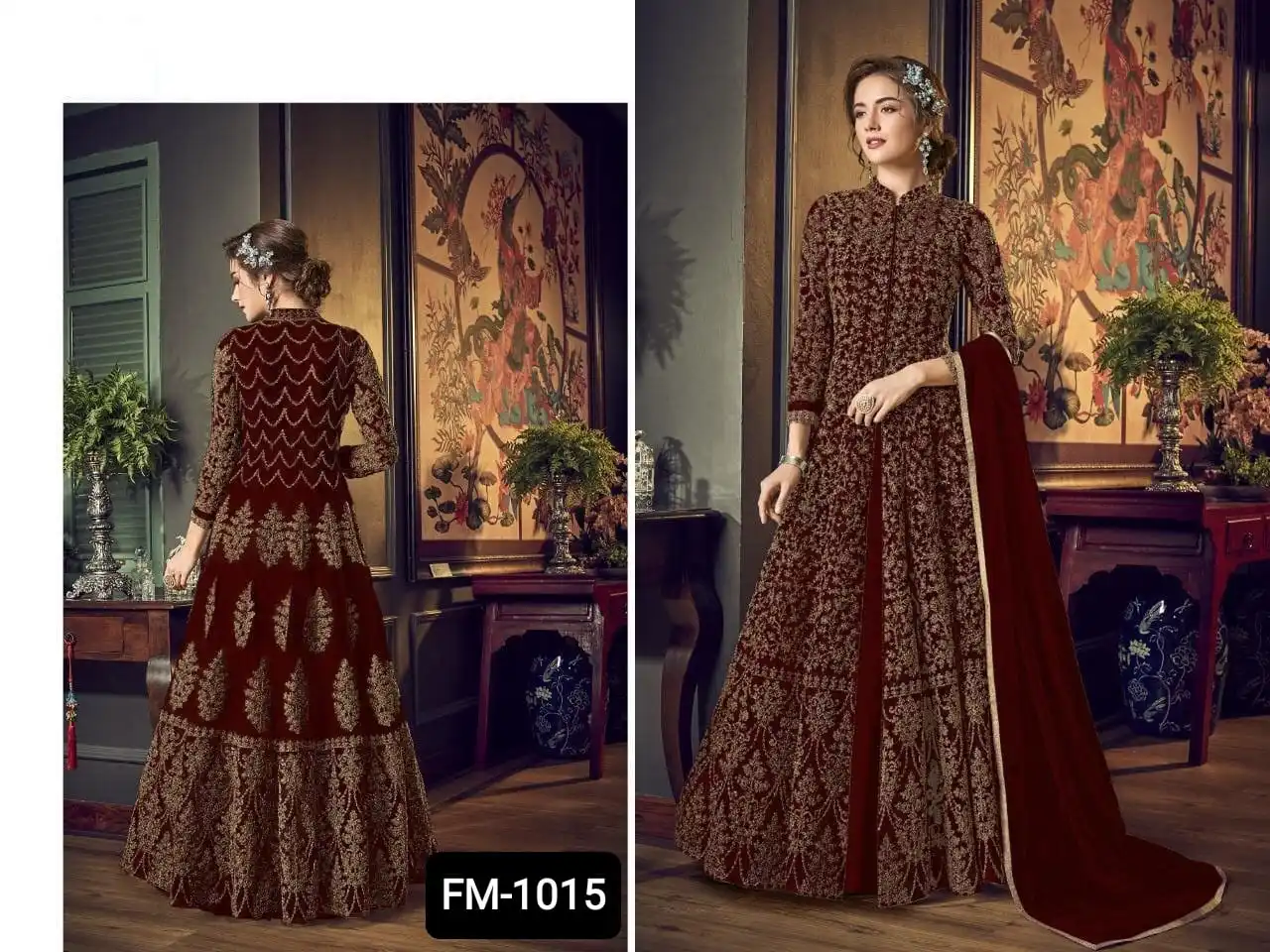 Тяжелый новейший дизайн вышивки для вечеринки стильное длинное платье вечернее в Пакистанском Стиле Анаркали Костюм дам с дупаттой