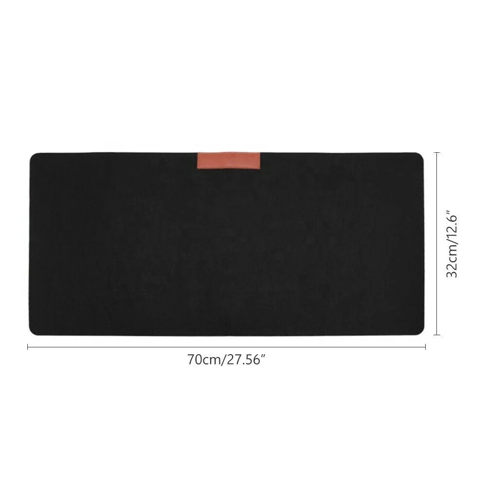 Factory Wholesale New Design Customized large size felt desk mat with logo