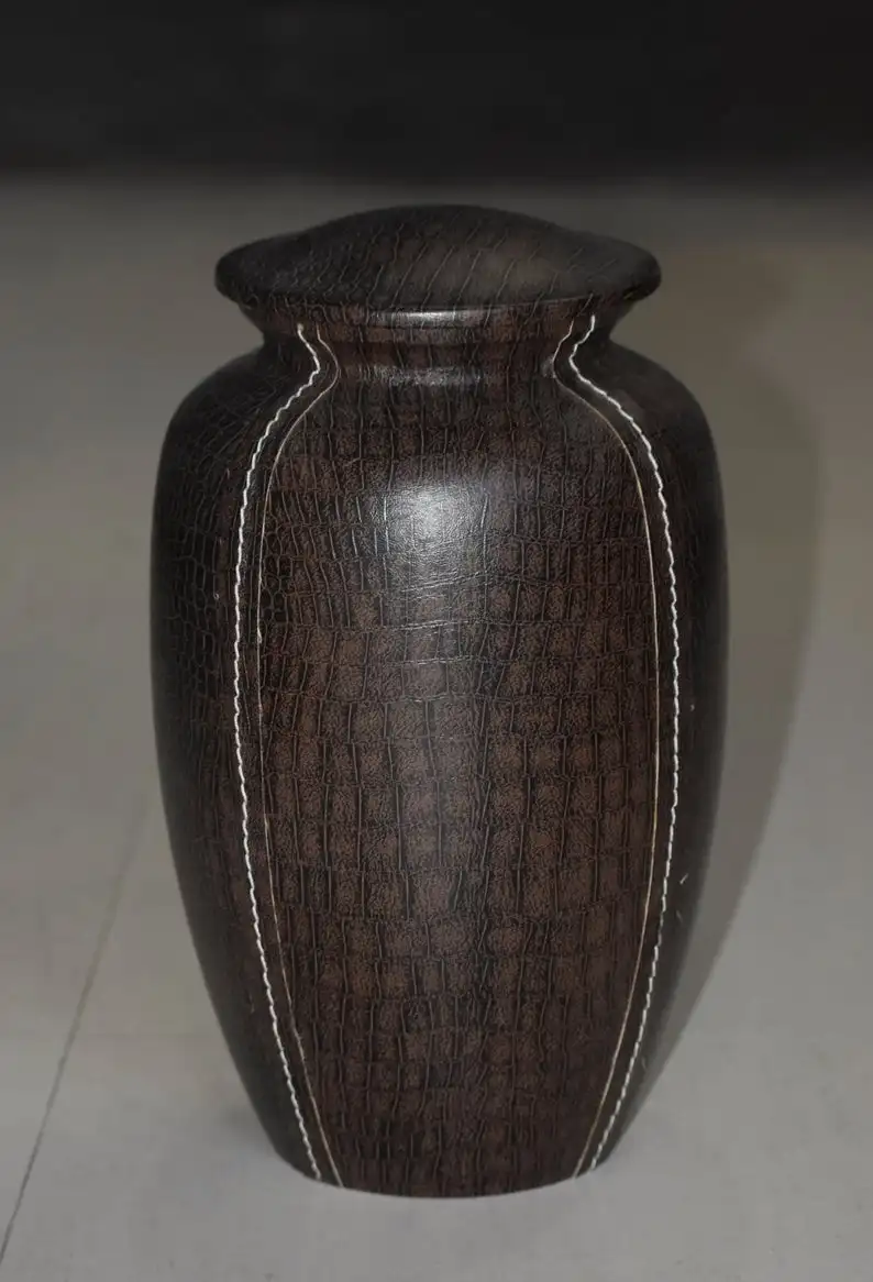 Aluminum Decorative Funeral Urns for Cremated Human Ash
