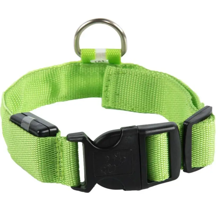 The hot sale flashing lights elastic light up led cat dog Collar USB rechargeable Collars