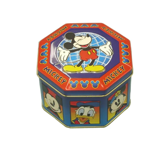 
hexagon metal tin can/ box,food grade for tea/coffee/coffin/chocolate/cake/candy/toys/stationery 