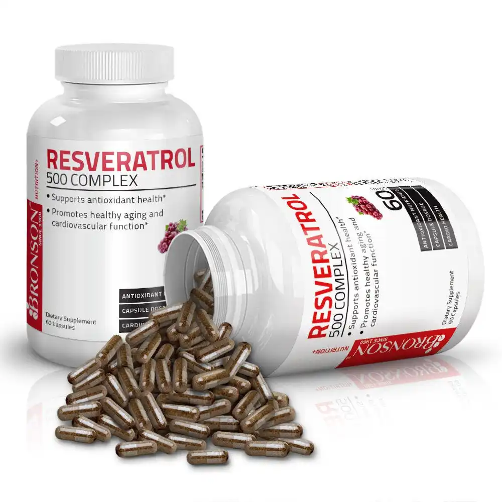 
Resveratrol Complex - 500 mg - 60 Capsules 