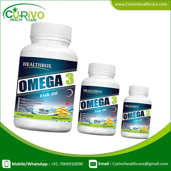 
1000 mg Omega 3 Soft Gel Capsule 