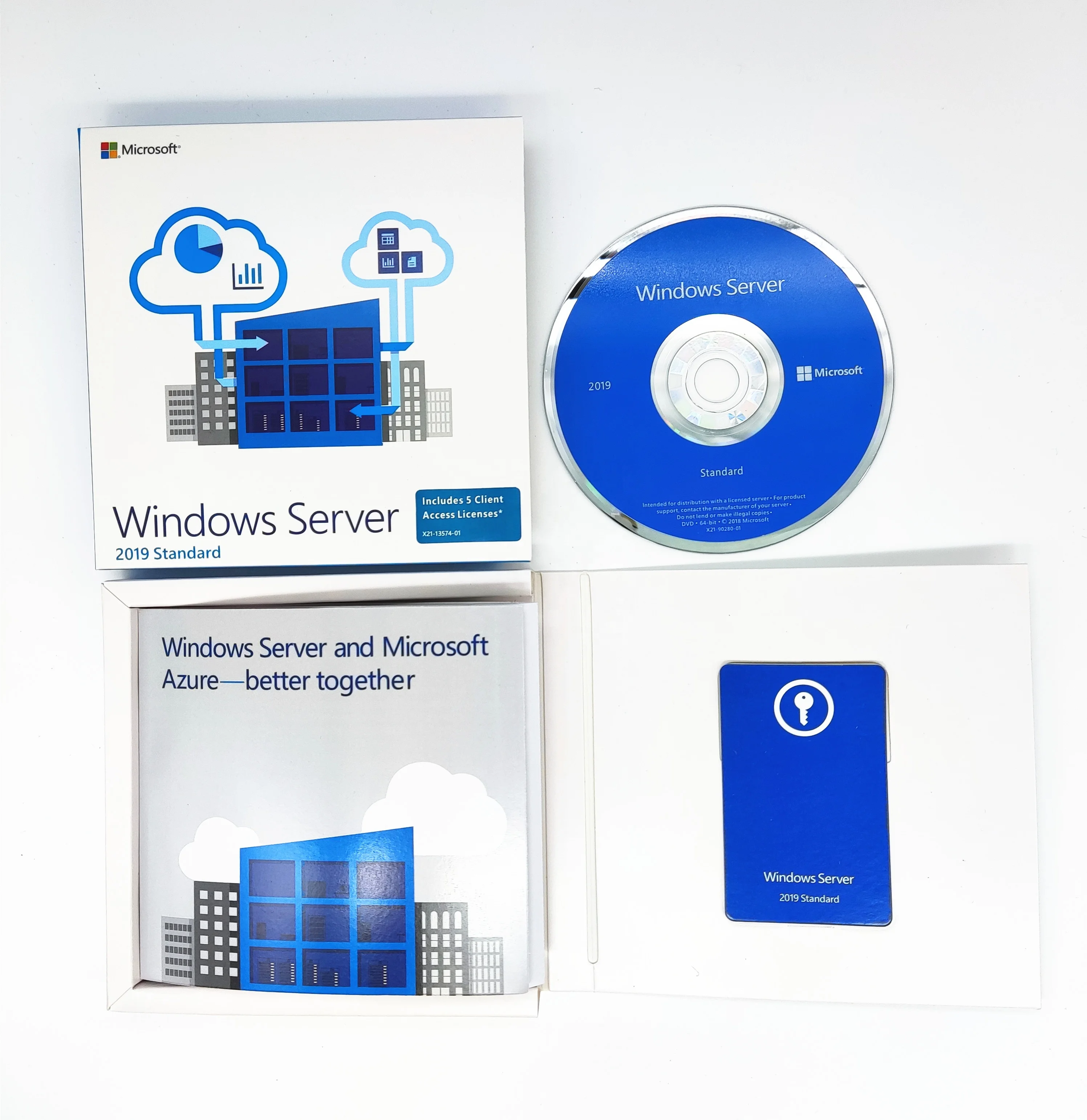 Windows Server 2019 Standard - 16 Core OEM и 5 CALs Win server STD