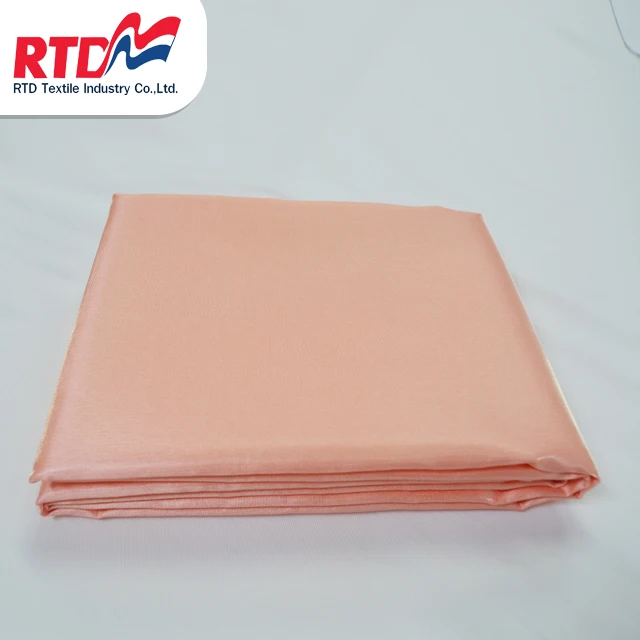 RTD  Swiss Silk 100% Polyester Fabric Premium Grade Products For Garment - Coral WD1307