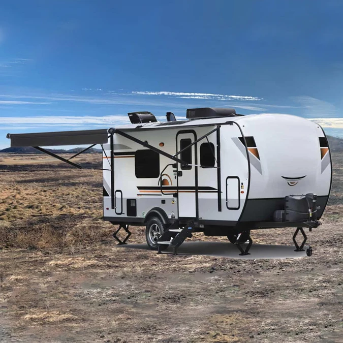 Wohnmobil ute camper toy hauler rv overland camping trailer hard top caravan (Ready Instock)