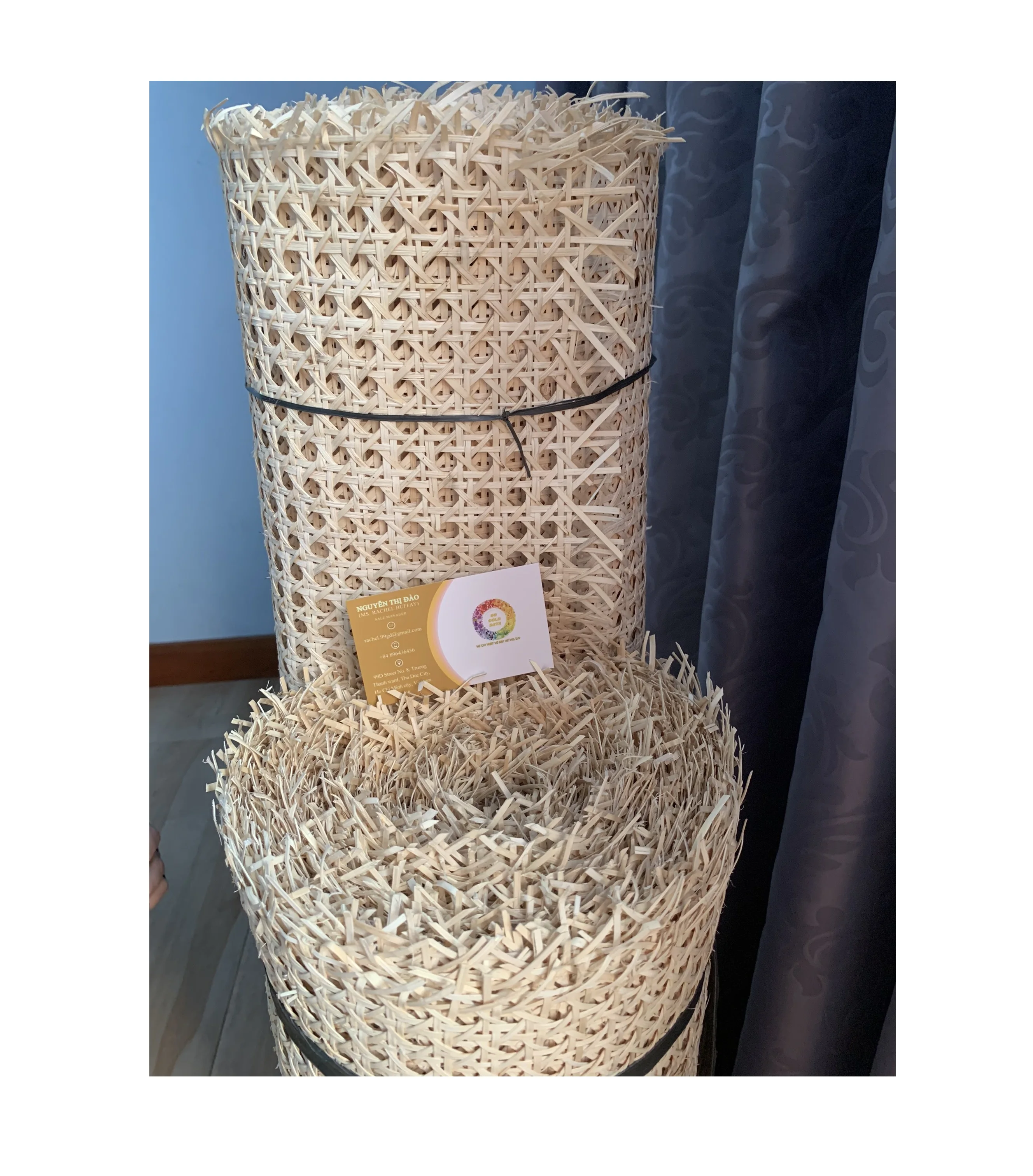  Wholesale Unbleached Rattan Webbing Roll - Natural Cane Bleached Raw Material