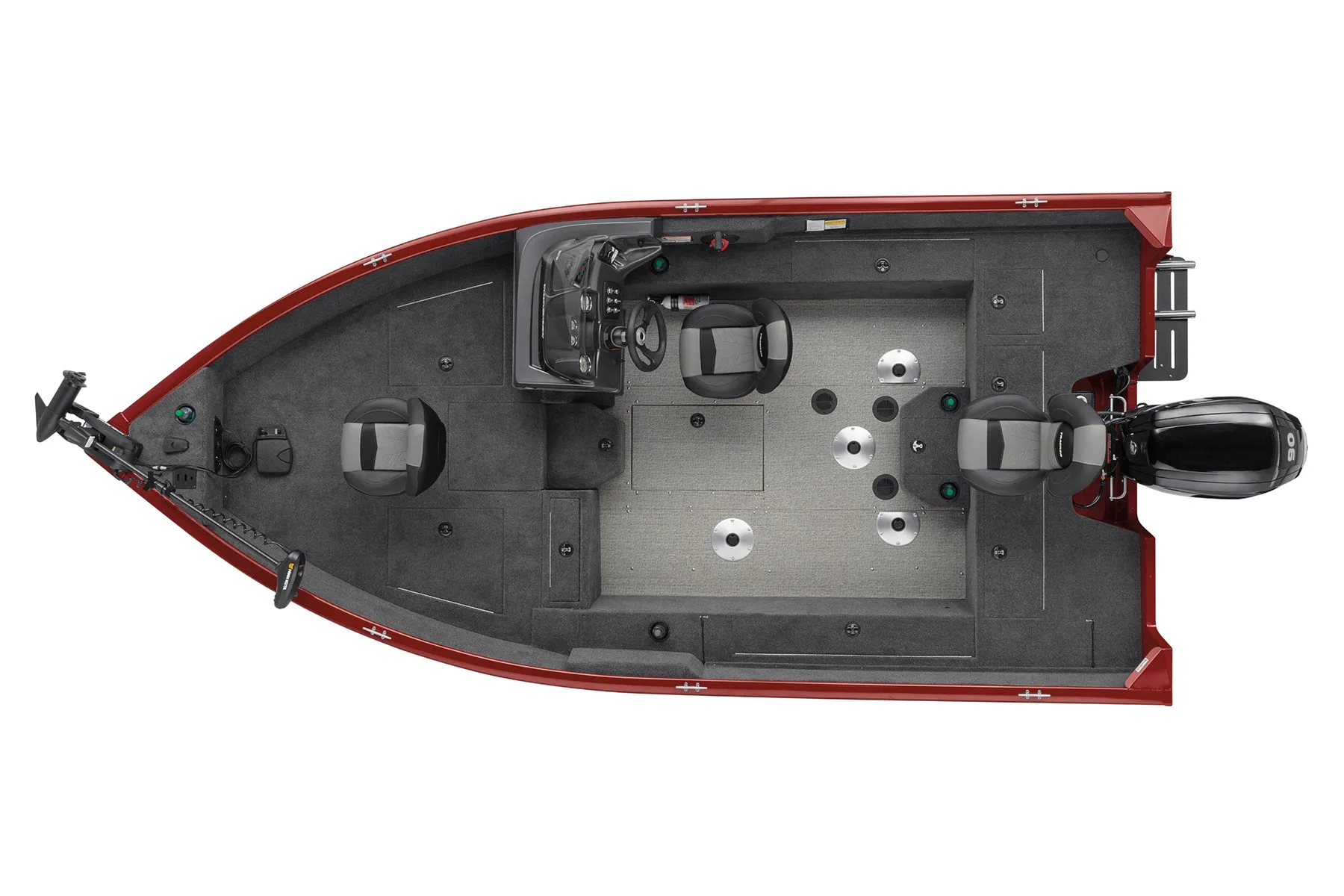 Ecocampor 17 ft Mini Deep V Fishing Bassmaster Aluminum Speed Boats for Sale