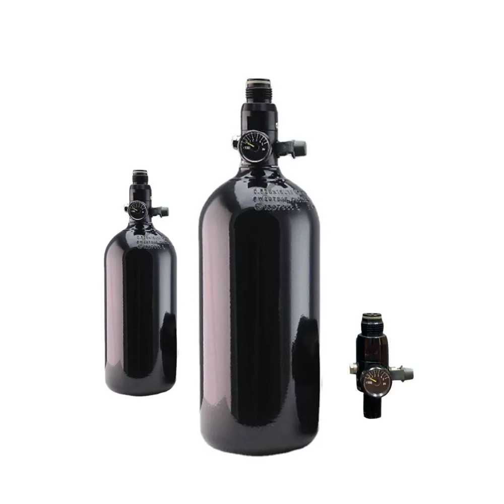 TPED 48ci 3000HP air gun gas bottle pcp cylinder paintball air tank with regulator